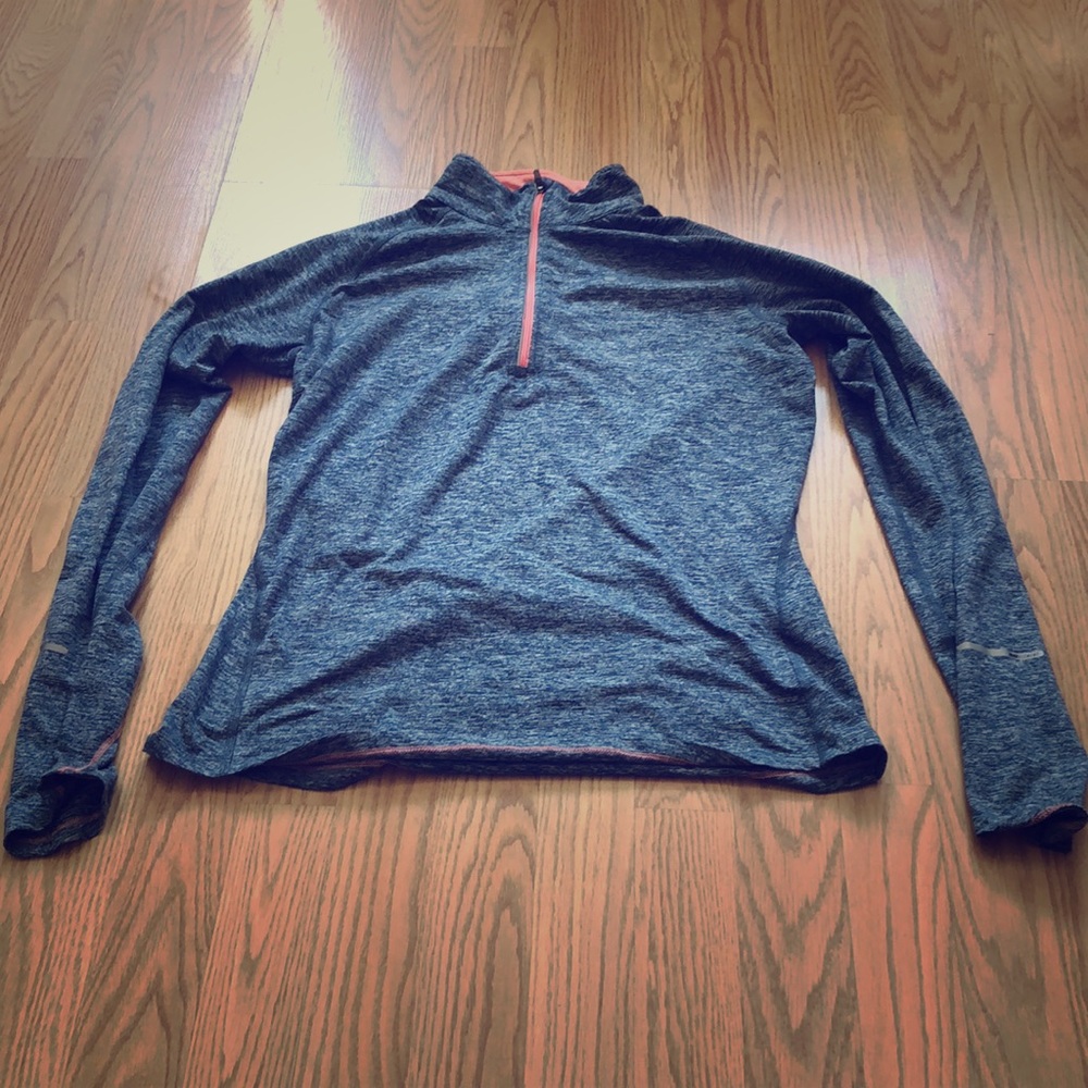 Nike dry fit half zip running top